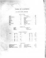 Table of Contents, St. Louis County 1909